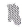 Kaf Home Striped Oven Mitt In Black