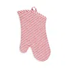 Kaf Home Striped Oven Mitt In Red