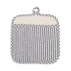 Kaf Home Striped Pot Holder In Neutral