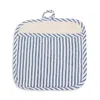 Kaf Home Striped Pot Holder In Blue