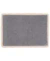 Kaf Home Verona Woven Fridge Placemats, Set Of 4 In Dark Gray