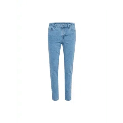 Kaffe Vicky Jeans In Light Blue Washed From