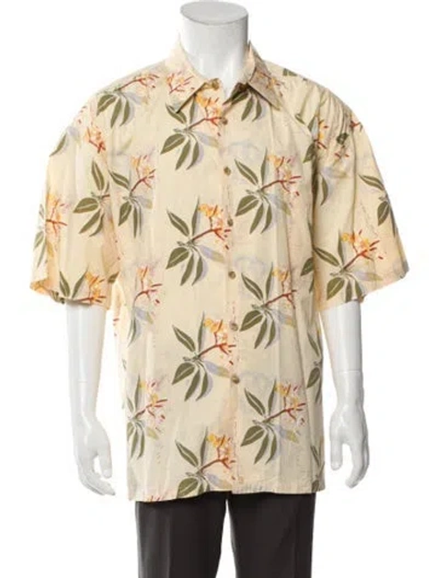 Pre-owned Kahala Floral Print Short Sleeve Shirt In Multi