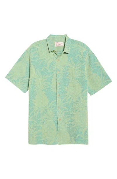 Kahala Hala Kahiki Jacquard Shirt In Green