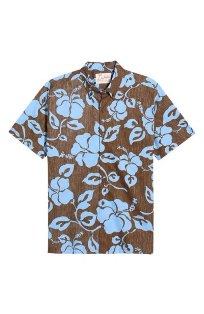 Kahala Hi '90s Floral Short Sleeve Button-down Shirt In Multi