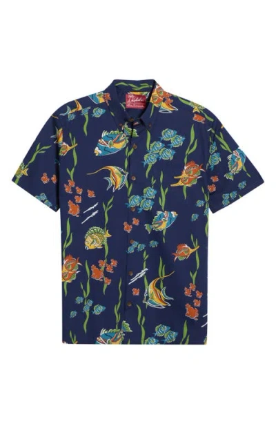 Kahala Kahuna Bay Short Sleeve Button-down Shirt In Multi