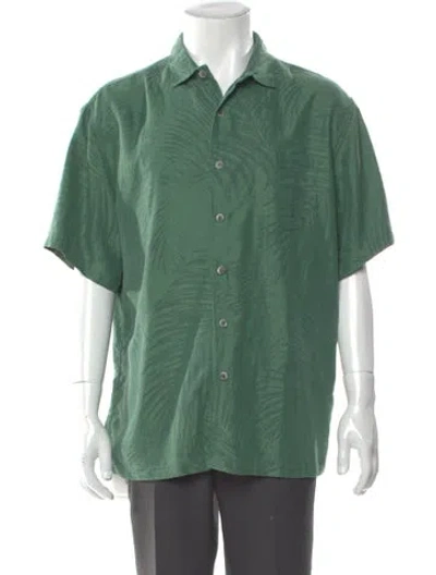 Pre-owned Kahala Lynx Short Sleeve Shirt In Green