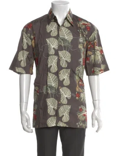 Pre-owned Kahala Printed Short Sleeve Shirt In Multi