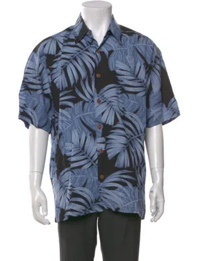 Pre-owned Kahala Printed Short Sleeve Shirt W/ Tags In Blue