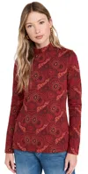 Kahindo Algiers Turtleneck Red In Red