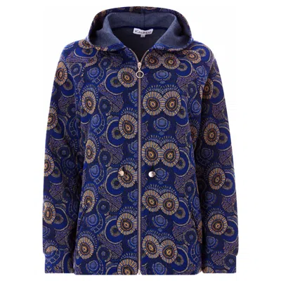 KAHINDO WOMEN'S BLUE DAKAR HOODIE