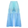 Kahindo Flared Ombre Pants In Blue