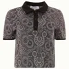 Kahindo Maseru Polo Grey In Grey/black