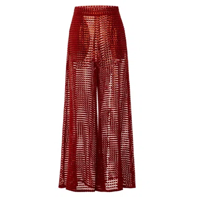 Kahindo Women's Red Galu Pants