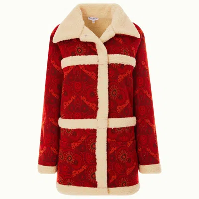KAHINDO WOMEN'S RED MAPUTO COAT
