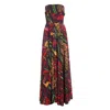 Kahindo Women's Red Strapless Gown In Red
