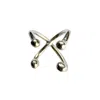Kaho Design Women's Silver Aries Floating Orbs Ring