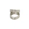 Kaho Design Women's Silver Ava V Ring