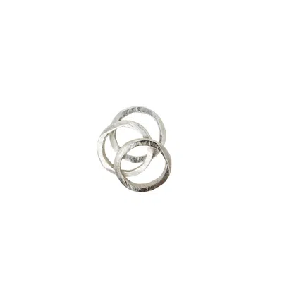 Kaho Design Women's Silver Sahara Sand Dune Ring