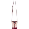 Kai & Vrosi K'ai & Vrosi Leather & Woven Straw Crossbody Bag In Brown