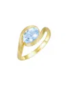 Kai Fine Jewelry 14k 1.10 Ct. Tw. Aquamarine Cocktail Ring In Gold