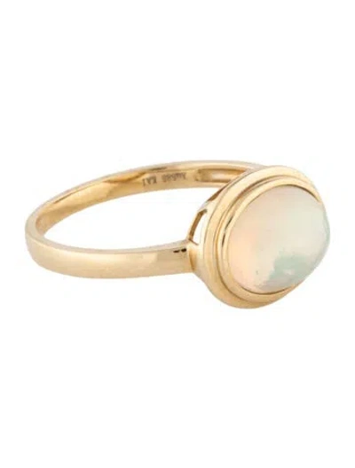 Pre-owned Kai Fine Jewelry 14k 1.39ct Opal Cocktail Ring In Multicolor