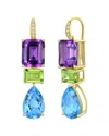 Kai Fine Jewelry 14k 14.45 Ct. Tw. Diamond & Gemstone Drop Earrings In Gold