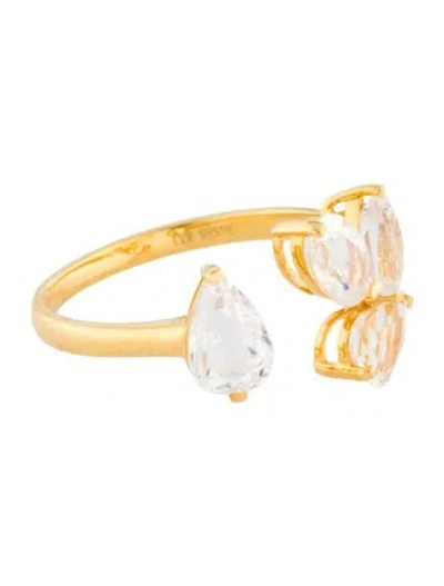 Pre-owned Kai Fine Jewelry 14k 1.67ctw Moonstone Cocktail Ring In Multicolor