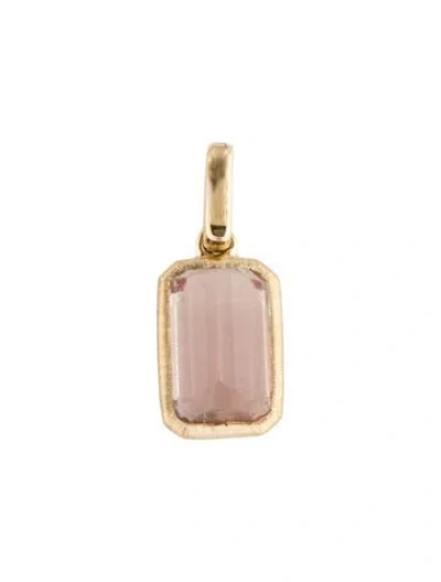 Pre-owned Kai Fine Jewelry 14k 1.75ct Tourmaline Pendant In Multicolor