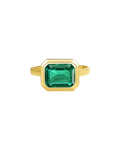 Kai Fine Jewelry 14k 2.00 Ct. Tw. Lab-grown Emerald Ring In Green