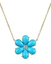 Kai Fine Jewelry 14k 2.02 Ct. Tw. Diamond & Turquoise Necklace