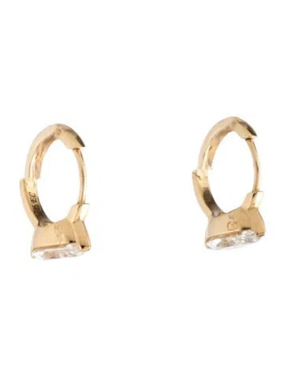 Pre-owned Kai Fine Jewelry 14k 2.06ctw Lab-grown Diamond Hoop Earrings In Multicolor