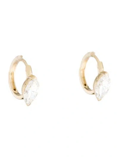 Pre-owned Kai Fine Jewelry 14k 2.06ctw Lab-grown Diamond Pure Glow Hoop Earrings In Multi