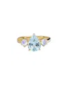 Kai Fine Jewelry 14k 2.20 Ct. Tw. Gemstone Cocktail Ring In Gold
