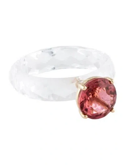 Pre-owned Kai Fine Jewelry 14k 2.45ct Tourmaline & Lab Grown Sapphire Band Ring In Multicolor