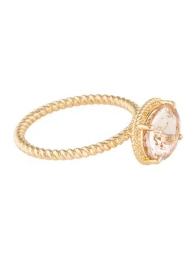 Pre-owned Kai Fine Jewelry 14k 2.52ctw Morganite Cocktail Ring In Multi