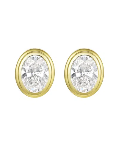 Kai Fine Jewelry 14k 3.00 Ct. Tw. Lab-grown Diamond Stud Earrings In Gold