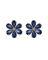 Kai Fine Jewelry 14k 3.43 Ct. Tw. Diamond & Sapphire Stud Earrings In Gold