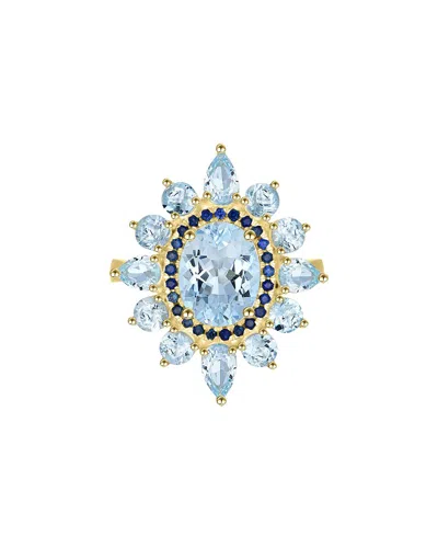 Kai Fine Jewelry 14k 3.50 Ct. Tw. Gemstone Cocktail Ring In Blue