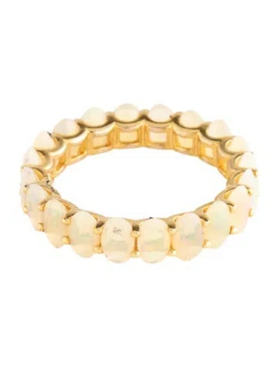 Pre-owned Kai Fine Jewelry 14k 3.50ctw Opal Nora Eternity Band In Multicolor