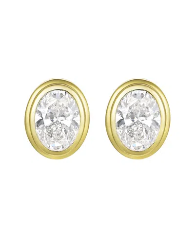 Kai Fine Jewelry 14k 4.00 Ct. Tw. Lab-grown Diamond Stud Earrings In Gold