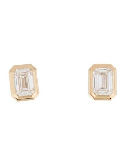 Pre-owned Kai Fine Jewelry 14k 4.01ctw Lab-grown Diamond Stud Earrings In Multi