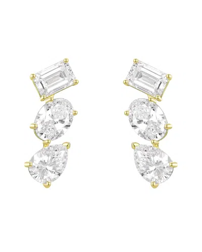 Kai Fine Jewelry 14k 4.20 Ct. Tw. Lab-grown Diamond Drop Earrings In White