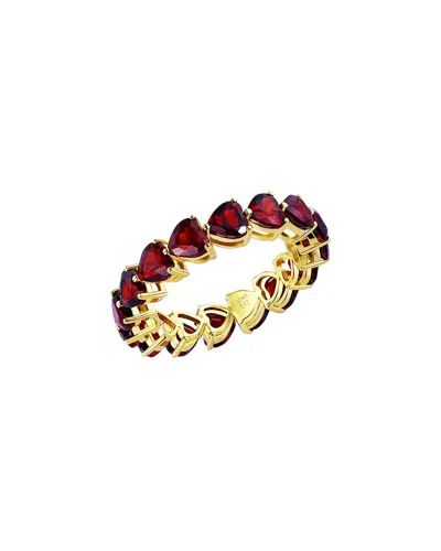 KAI FINE JEWELRY KAI FINE JEWELRY 14K 5.20 CT. TW. GARNET ETERNITY RING