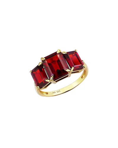 Kai Fine Jewelry 14k 5.33 Ct. Tw. Diamond & Garnet Cocktail Ring In Gold