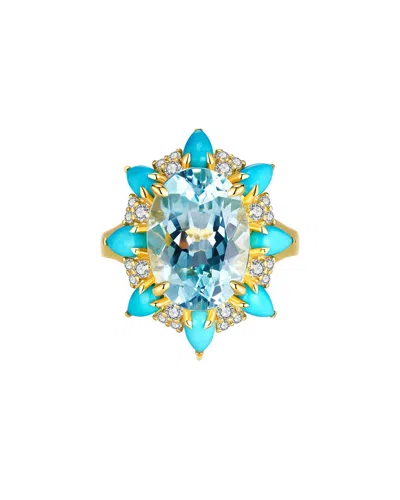 Kai Fine Jewelry 14k 9.30 Ct. Tw. Blue Topaz