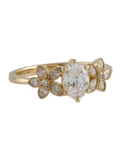 Pre-owned Kai Fine Jewelry 14k Lab-grown Diamond Vow Of Violet Engagement Ring In Multi