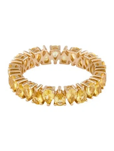 Pre-owned Kai Fine Jewelry 14k Sapphire Eternity Ring In Multi