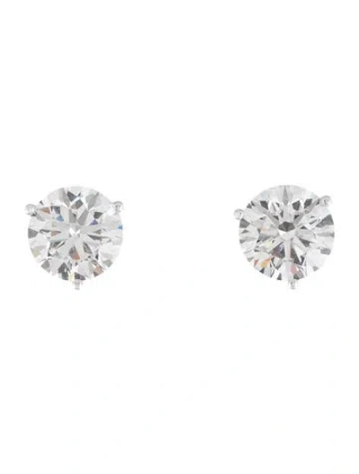 Pre-owned Kai Fine Jewelry 18k 10.01ctw Lab-grown Diamond Stud Earrings In Multicolor
