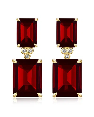 KAI FINE JEWELRY KAI FINE JEWELRY 14K 8.83 CT. TW. DIAMOND & GARNET DROP EARRINGS